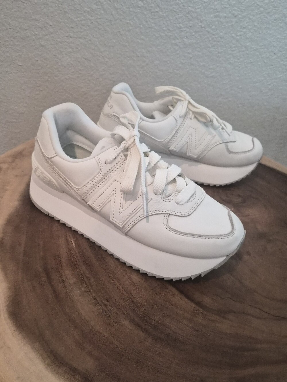 New Balance 574+ White WL574ZFW